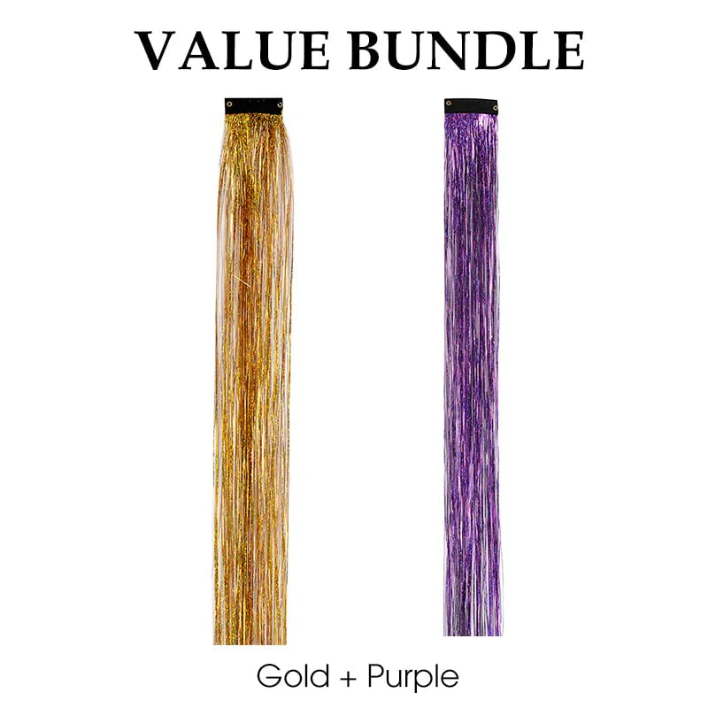 💈Sparkling Clip-in Hair Tinsel (3pcs)