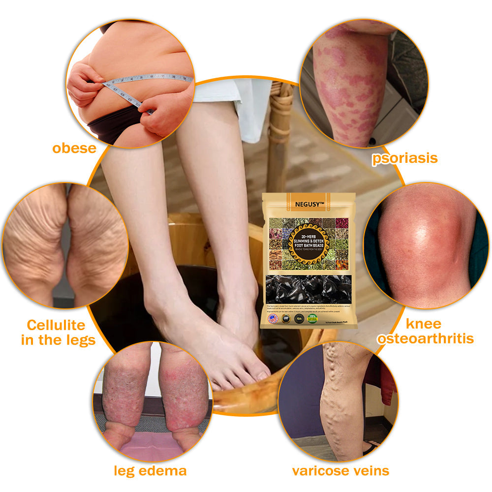 NEGUSY™ 30-Herb Slimming & Detox Foot Bath Beads-🦵