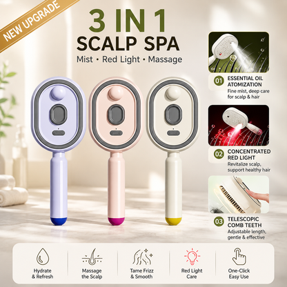 ✨The 3-in-1 Frizz-Free Nano-Mist Cushion Brush