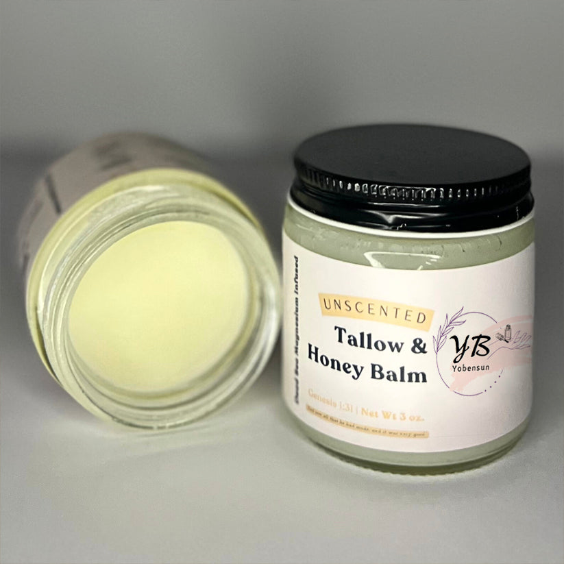 Magnesium Infused Tallow + Honey Balm