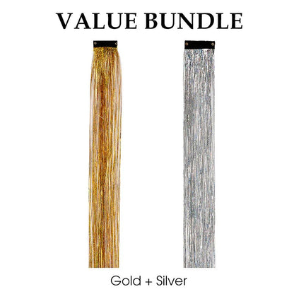 💈Sparkling Clip-in Hair Tinsel (3pcs)