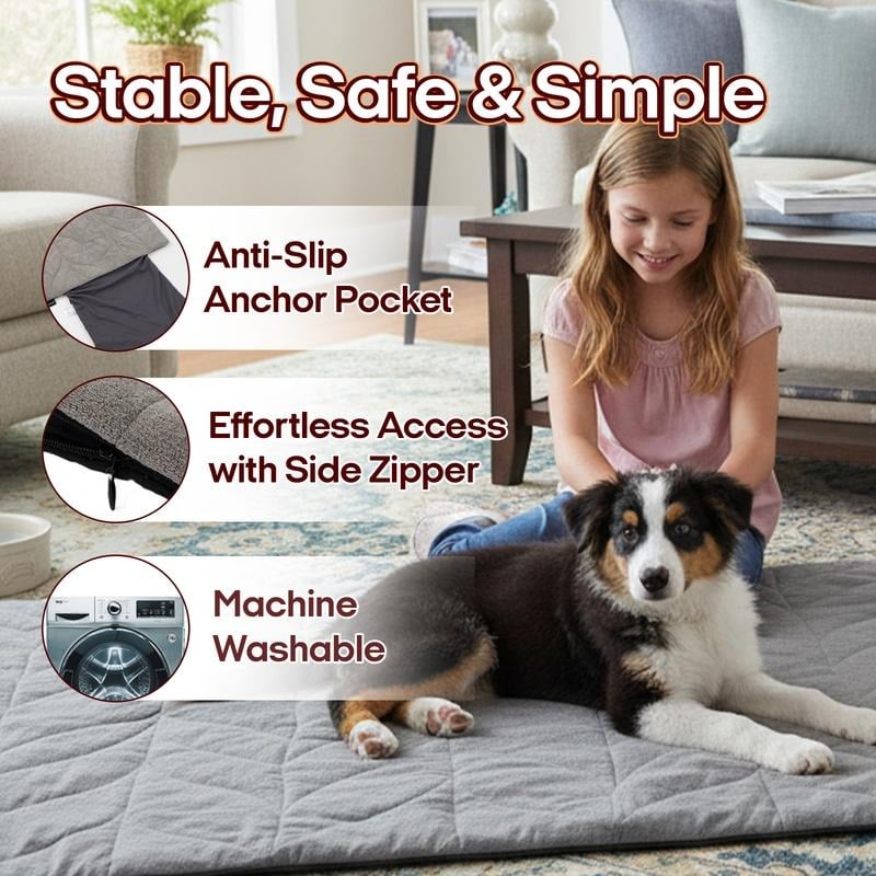 🔥Limited-Time Offer 49% OFF - 🐶 Heated Pet Pad for Dogs & Cats 🐱