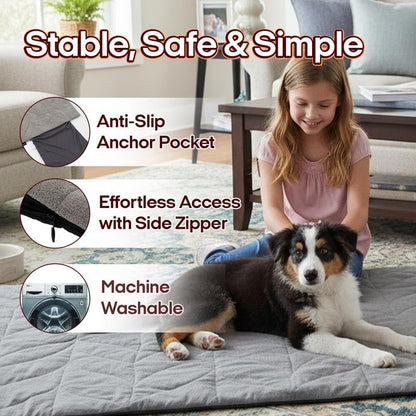 🔥Limited-Time Offer 49% OFF - 🐶 Heated Pet Pad for Dogs & Cats 🐱