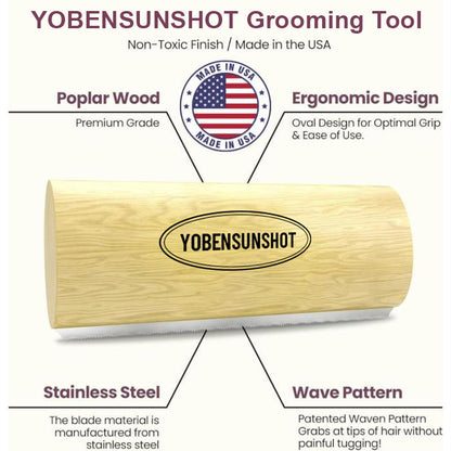Say Goodbye to Shedding! YOBENSUN Grooming Brush for All Dogs 🐾