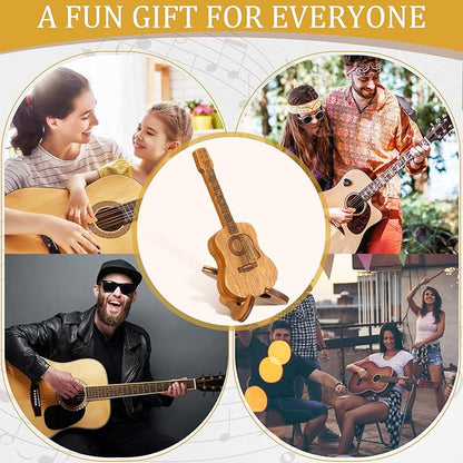 ⏰LAST DAY 50% OFF🎁Mini Cute Edition Wooden Guitar Plectrum Case🎸