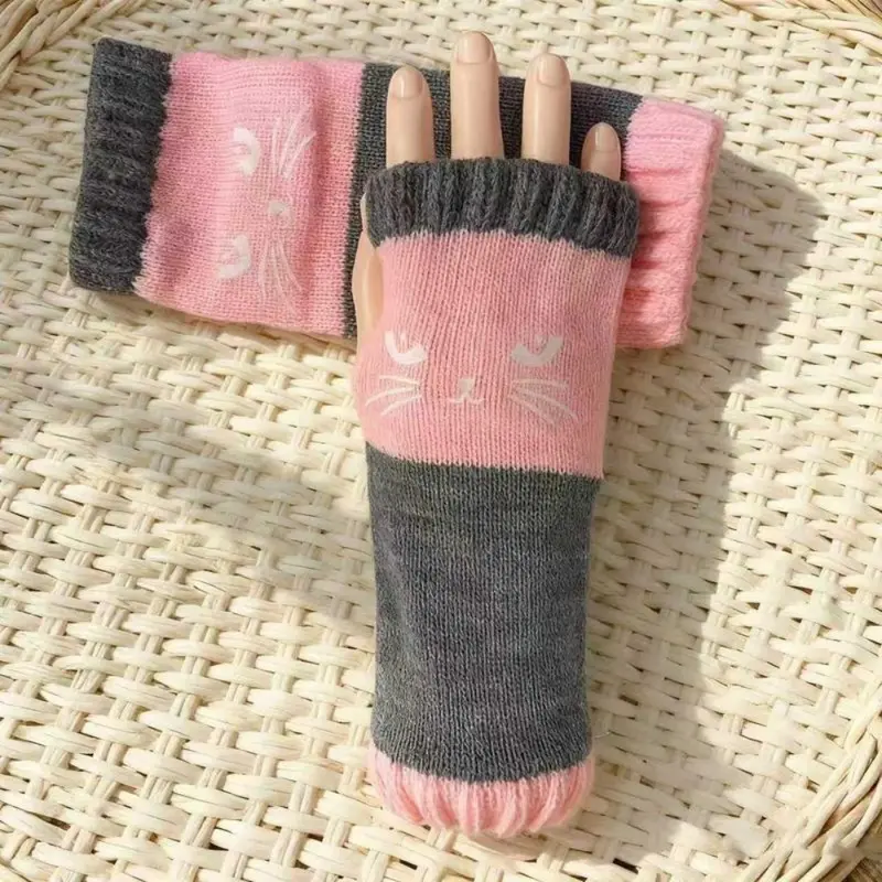 💥Buy 2 Get 1 Free(Must Add 3 Items to Cart) — Cute Women’s Knitted Cat Gloves🐱