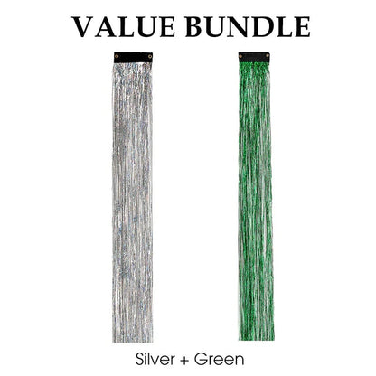 💈Sparkling Clip-in Hair Tinsel (3pcs)