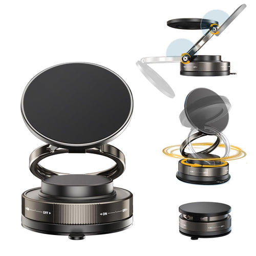 💥2025 Upgraded high-grade material🔥✨360° Adjustable Vacuum Magnetic Phone Holder