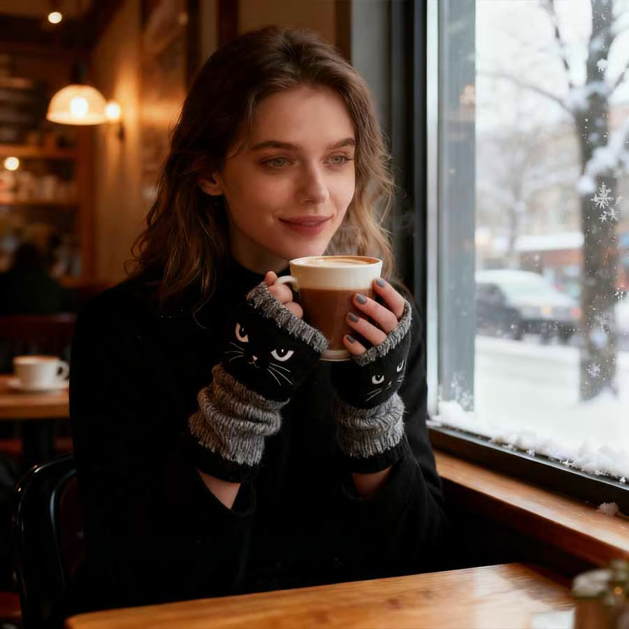 💥Buy 2 Get 1 Free(Must Add 3 Items to Cart) — Cute Women’s Knitted Cat Gloves🐱