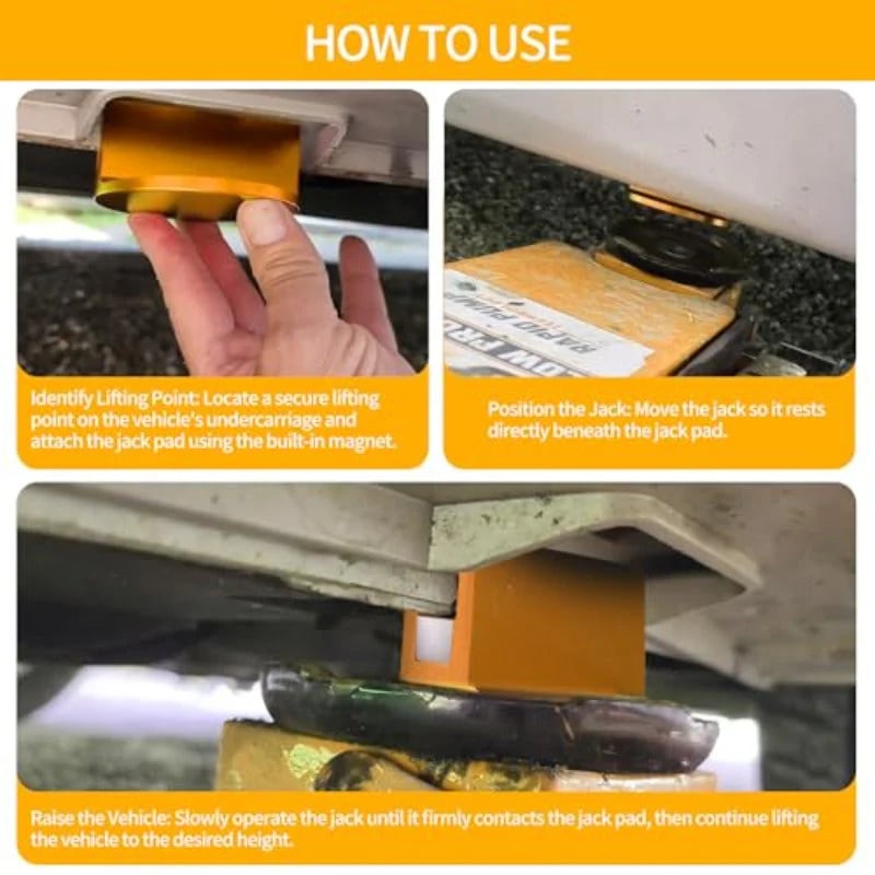 🧲 Snap, Lift, Protect: The Ultimate CNC Aluminum Magnetic Jack Pad 🛡️