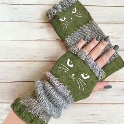💥Buy 2 Get 1 Free(Must Add 3 Items to Cart) — Cute Women’s Knitted Cat Gloves🐱