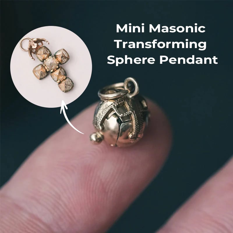 🔥Last Day 49% OFF - 🎁Mini Masonic Transforming Sphere Pendant