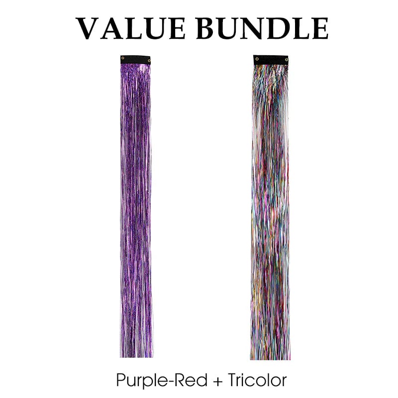 💈Sparkling Clip-in Hair Tinsel (3pcs)