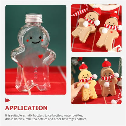 Gingerbread Man Juice Bottles🎄🍪 | DIY Christmas Decorations