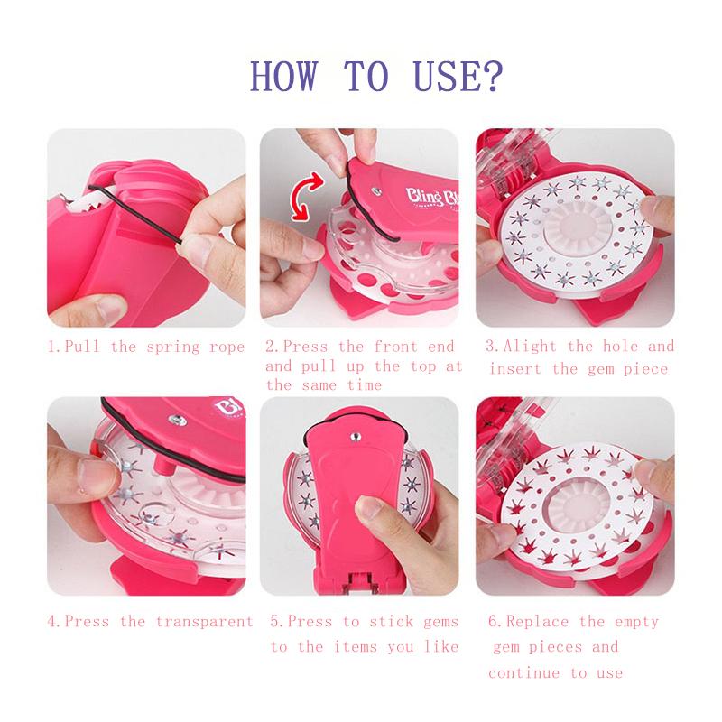 Glitter Diamond Hair Styling Tool Set