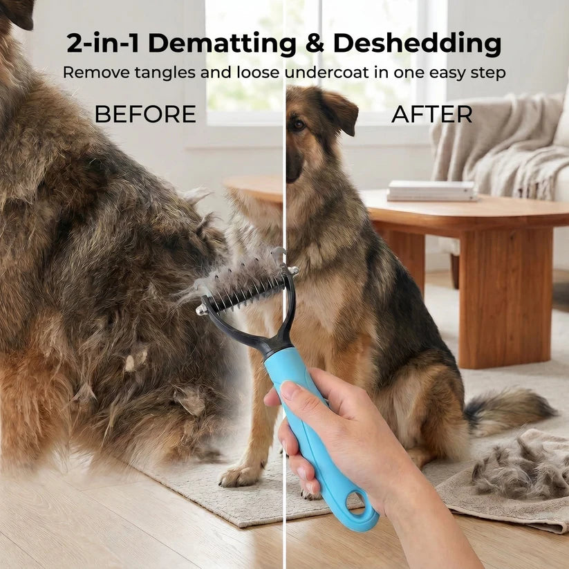 Pet Grooming Tool, Universal Detangling Comb for Dogs and Cats