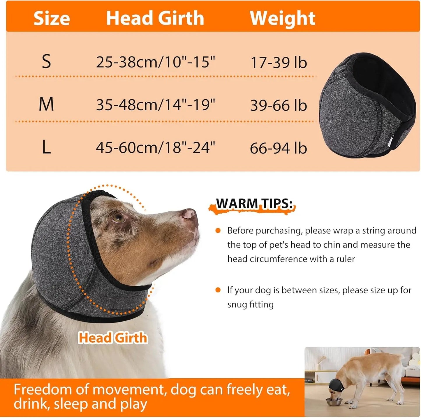 🔥 HOT SALE 50% OFF-Dog Calming Ear Wrap