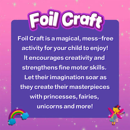 🏆Flash Sale⚡ 50K+ SOLD! Almost Gone-💥Foil Art & Craft Activity 🤲💓No Mess Art Kit