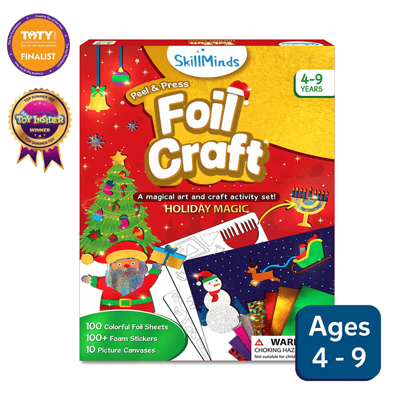 🏆Flash Sale⚡ 50K+ SOLD! Almost Gone-💥Foil Art & Craft Activity 🤲💓No Mess Art Kit