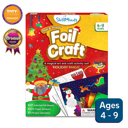 🏆Flash Sale⚡ 50K+ SOLD! Almost Gone-💥Foil Art & Craft Activity 🤲💓No Mess Art Kit