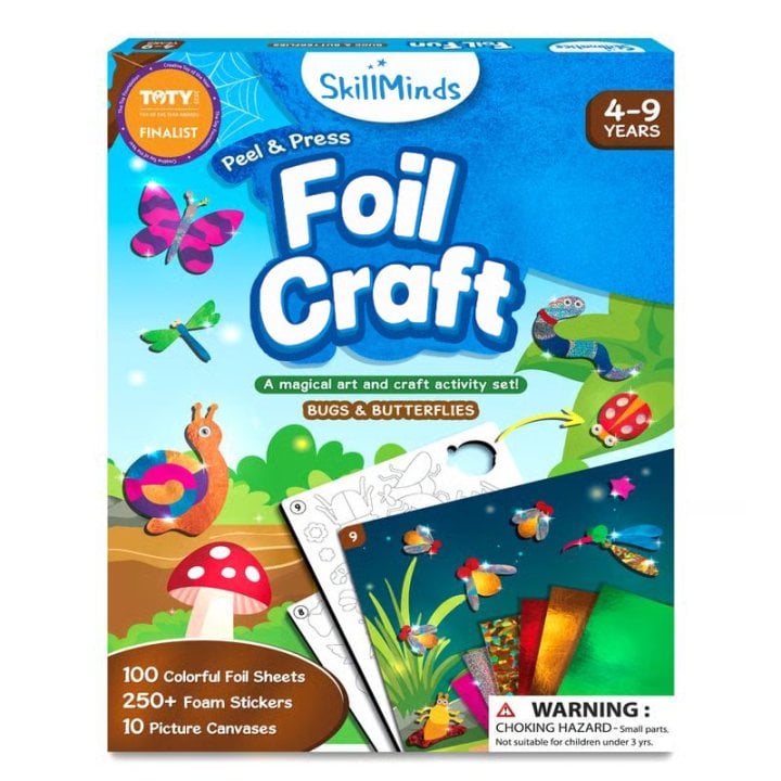 🏆Flash Sale⚡ 50K+ SOLD! Almost Gone-💥Foil Art & Craft Activity 🤲💓No Mess Art Kit