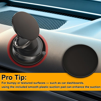 💥2025 Upgraded high-grade material🔥✨360° Adjustable Vacuum Magnetic Phone Holder