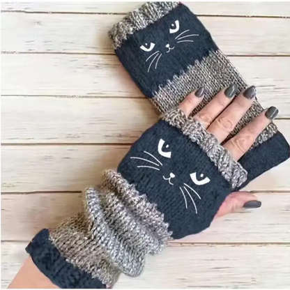 💥Buy 2 Get 1 Free(Must Add 3 Items to Cart) — Cute Women’s Knitted Cat Gloves🐱