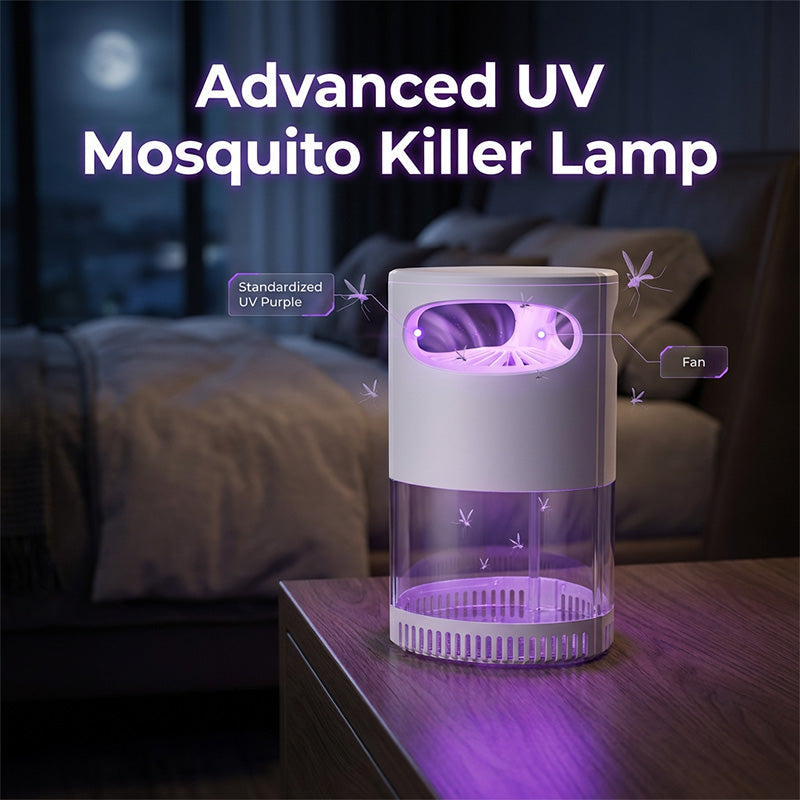 🥳2026 HOT SALE🥳💞50K+ SOLD & 50% OFF! 🦟 UV Mosquito Killer Lamp – quiet, USB, chemical-free. 🔇🌙