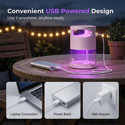 🥳2026 HOT SALE🥳💞50K+ SOLD & 50% OFF! 🦟 UV Mosquito Killer Lamp – quiet, USB, chemical-free. 🔇🌙