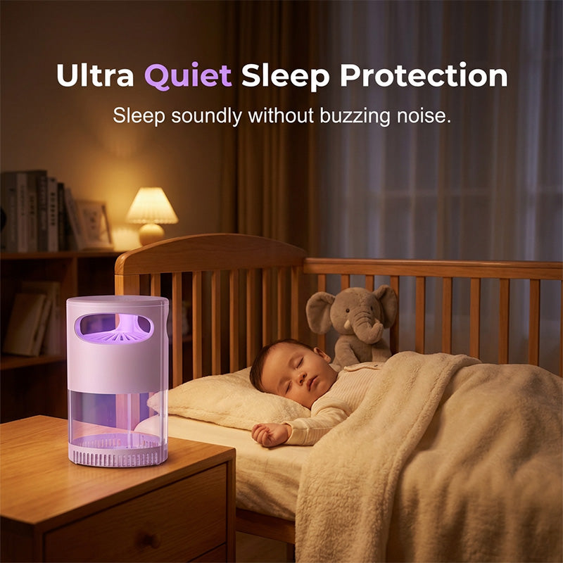 🥳2026 HOT SALE🥳💞50K+ SOLD & 50% OFF! 🦟 UV Mosquito Killer Lamp – quiet, USB, chemical-free. 🔇🌙